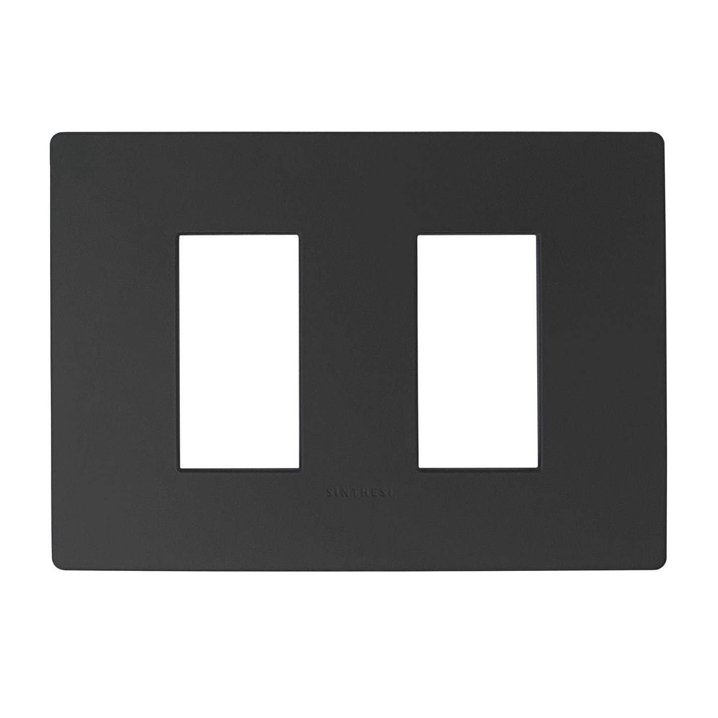 S33 PLACA 2 MODULOS NOIR/MATE 330226