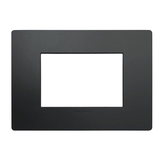 S33 PLACA 3 MODULOS NOIR/MATE 330326
