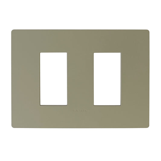 S33 PLACA 2 MODULOS BEIGE/MATE 330222