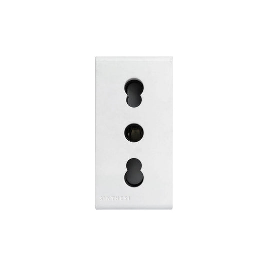 S33 MODULO MODULO ENCHUFE 10/16 DUPLEX BLANCO/MATE 333521