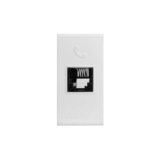 S33 MODULO ENCHUFE RJ-11 BLANCO/MATE 334021