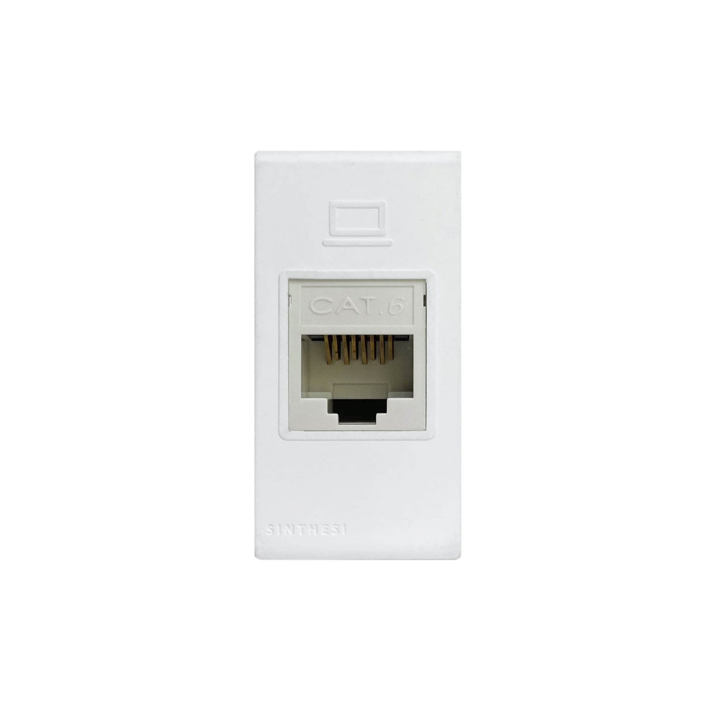 S33 MODULO ENCHUFE RJ-45 CAT.6 BLANCO/MATE 334621