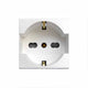 S33 MODULO ENCHUFE SCHUKO 16A BLANCO/MATE 333321