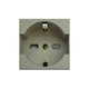 S33 MODULO ENCHUFE SCHUKO 10A BEIGE/MATE 333322