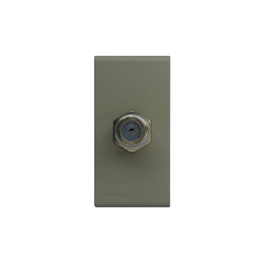 S33 MODULO ENCHUFE COAXIAL BEIGE MATE 334222