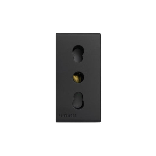 BLUE MODULO ENCHUFE 10/16A NEGRO 393105