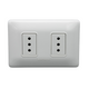 S12 MODULO ENCHUFE DUPLEX 10A ARMADO BLANCO 1295801