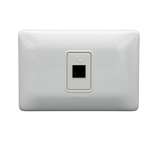 S12 MODULO ENCHUFE RJ-11 ARMADO BLANCO 1297001