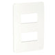 ORION PLACA 2 MODULOS BLANCO S730121004