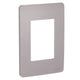ORION PLACA 3 MODULOS AXIS GREY S730103224