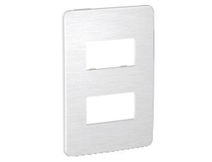 ORION PLACA 2 MODULOS ALUMINIO /COSMO GREY  S733121705