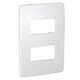 ORION PLACA 2 MODULOS ALUMINIO /COSMO GREY  S733121705