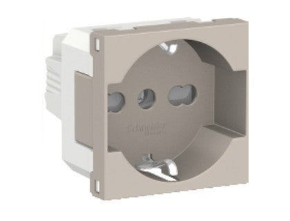 ORION ENCHUFE SCHUKO 2 MODULOS BEIGE S70306764