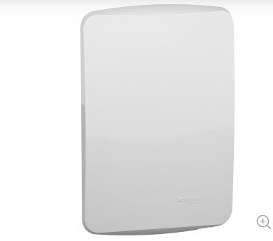 MILUZ PLACA CIEGA CON SOPORTE BLANCO S3B57200