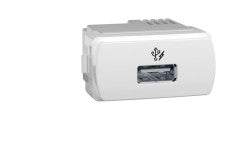 MILUZ MODULO ENCHUFE USB 2.0 250V BLANCO S3B70810