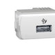 MILUZ MODULO ENCHUFE USB 2.0 250V BLANCO S3B70810