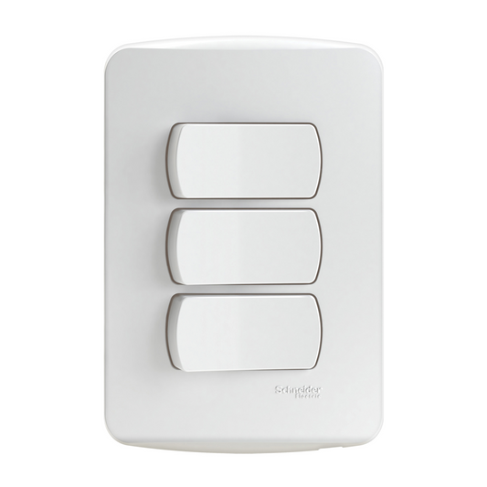 MILUZ MODULO INTERRUPTOR  9/32 ARMADO BLANCO S3B62210