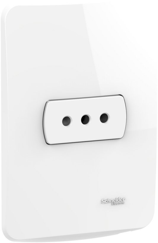 MILUZ MODULO ENCHUFE SIMPLE 10A ARMADO BLANCO S3B60220