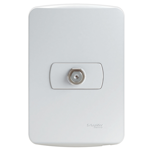 MILUZ MODULO ENCHUFE COAXIAL TV ARMADO BLANCO S3B64680