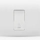LEXO INTERRUPTOR PULSADOR 10A  ARMADO BLANCO 5380105E