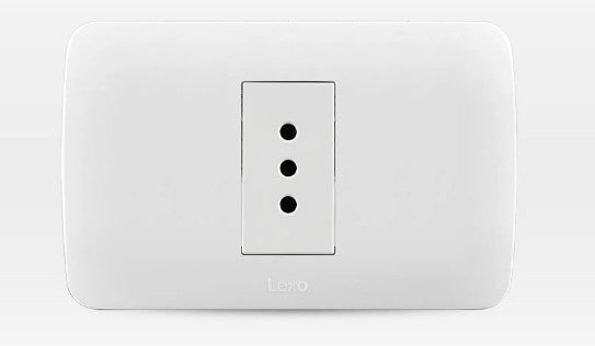 LEXO ENCHUFE 10A   ARMADO BLANCO 5380107E