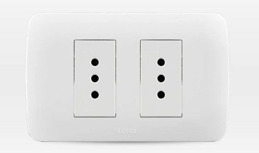 LEXO ENCHUFE 10A DOBLE   ARMADO BLANCO 5380108E