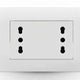 LEXO ENCHUFE DUPLEX 10/16A ARMADO BLANCO 58401005