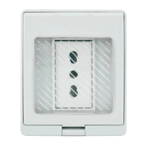 LEXO CONTENEDOR ENCHUFE SIMPLE SPTO.10/16A BLANCO 5325304