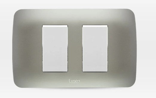 LEXO INTERRUPTOR 9/15 250V ARM.BALNCO/PLATA 5380115E