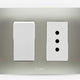 LEXO0 INTERRUPTOR 9/12 + ENCHUFE 10A ARMADO BLANCO PLATA 538
