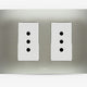 LEXO ENCHUFE DOBLE 10A ARMADO BLANCO PLATA 5380113E