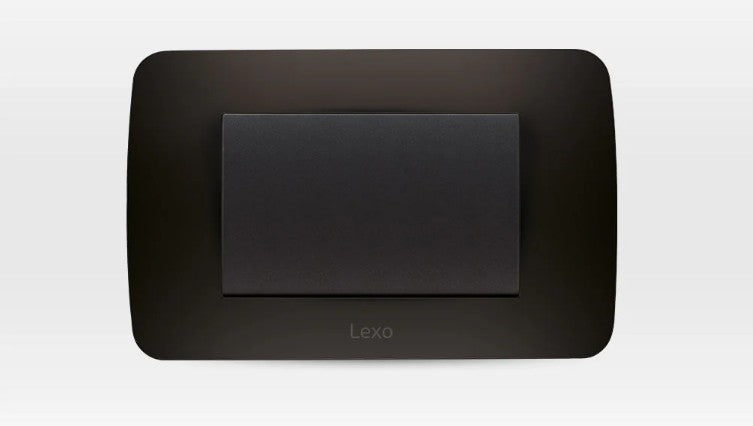 LEXO INTERRUPTOR 9/12 3 MODULOS GRAFITO 5580011E