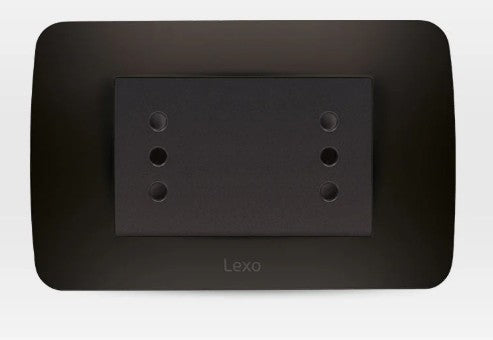 LEXO  ENCHUFE DUPLEX 10A ARMADO GRAFITO 55401001