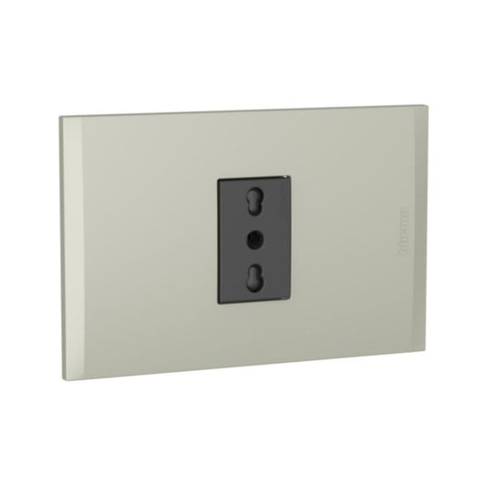 NOBILE ENCHUFE SIMPLE 2P+T ANTRACITA PLACA TERRA  AF2180E1ATI