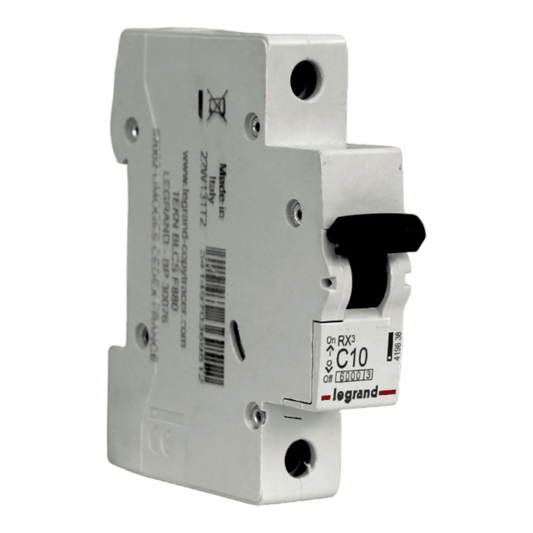 INTERRUPTOR TERMOMAGNETICO 1X10A + NEUTRO C6  06KA 419849