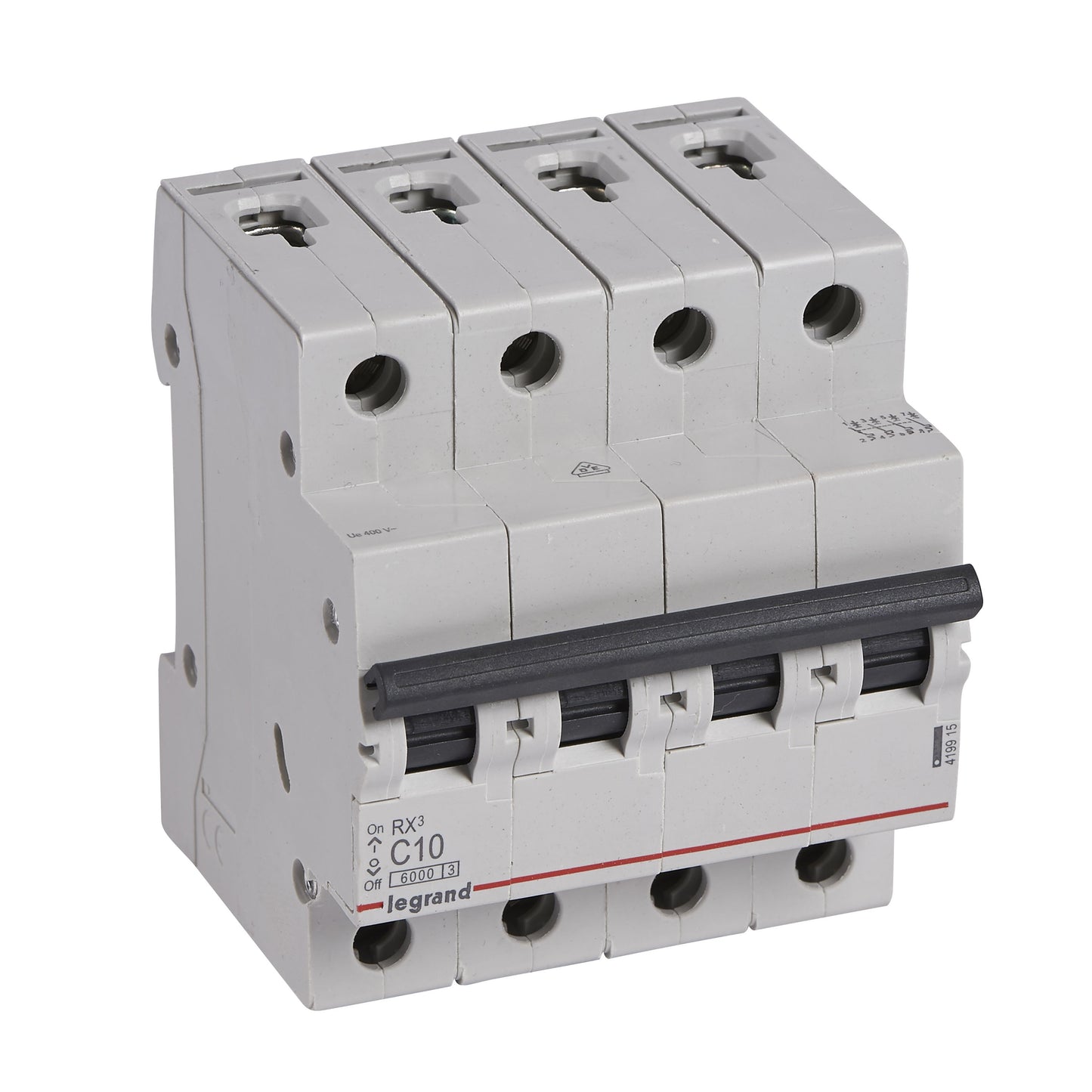 INTERRUPTOR TERMOMAGNETICO 4X10A C6  06KA 419915