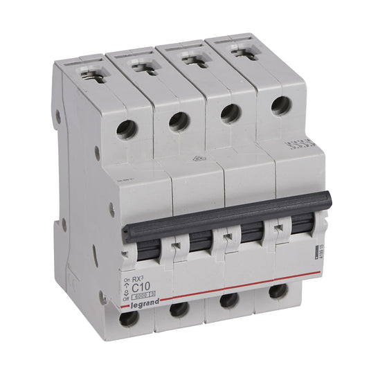 INTERRUPTOR TERMOMAGNETICO 4X10A C6  06KA 419915