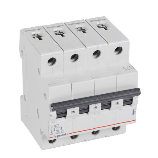 INTERRUPTOR TERMOMAGNETICO 4X20A C6  06KA 419918