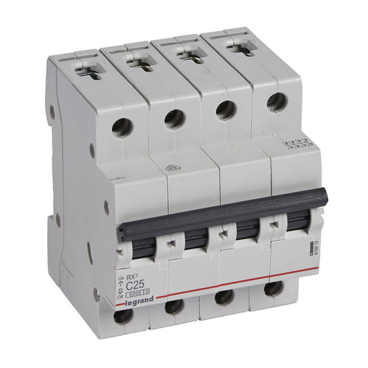 INTERRUPTOR TERMOMAGNETICO 4X25A C6  06KA 419919