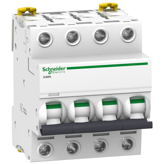 ACTI 9 INTERRUPTOR TERMOMAGNETICO 4X10A CURVA C 10KA A9F77410