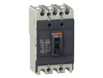 INTERRUPTOR TERMOMAGNETICO 3X100A 18KA EZC100N3100
