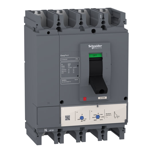 INTERRUPTOR TERMOMAGNETICO  4x500A 36KA LV540311