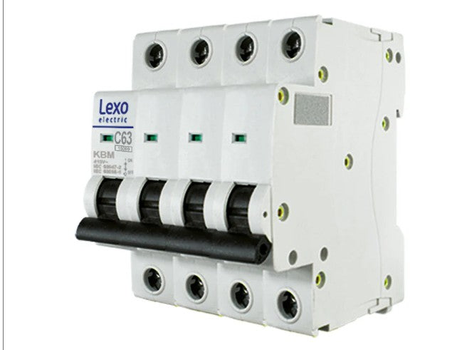 LEXO INTERRUPTOR TERMOMAGNETICO 4x63A 15KA 5900463