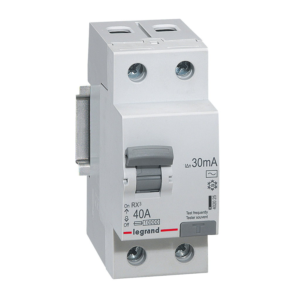 INTERRUPTOR PROTECTOR DIFERENCIAL 2X40A AC 30mA 402025