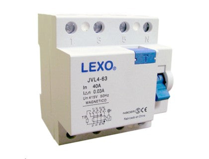 LEXO PROTECTOR DIFERENCIAL 4x40A 30mA 5300440
