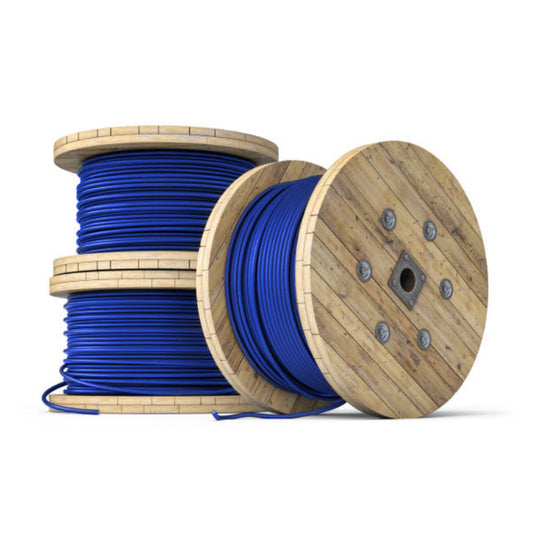 CONDUCTOR THHN 003.31 MM 012 AZUL CARRETE