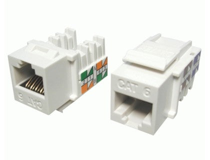MOD.RJ-45 CAT.6 HORIZ.KEYSTONE