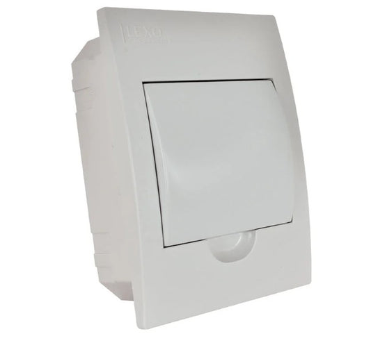 GABINETE EMBUTIDO 6 CIRCUITO TAPA OPACA 5396506 LEXO