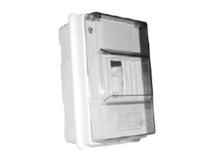 GABINETE PLASTICO SOBREPUESTO 4 CIRCUITOS P/TRANSP.IP40 MEC