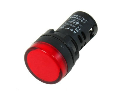 LAMPARA PILOTO LED ROJO 22MM